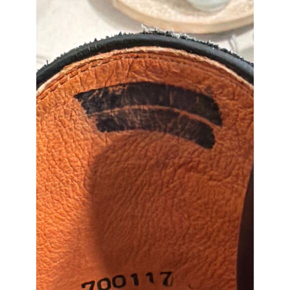 Lucchese size 13 men’s black cowboy western boots main image 6